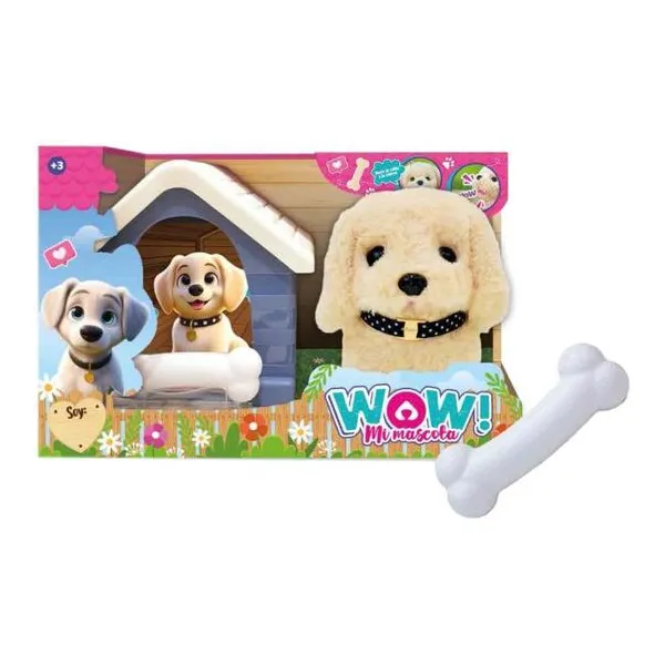 Wow- perrito golden casita y hueso surt