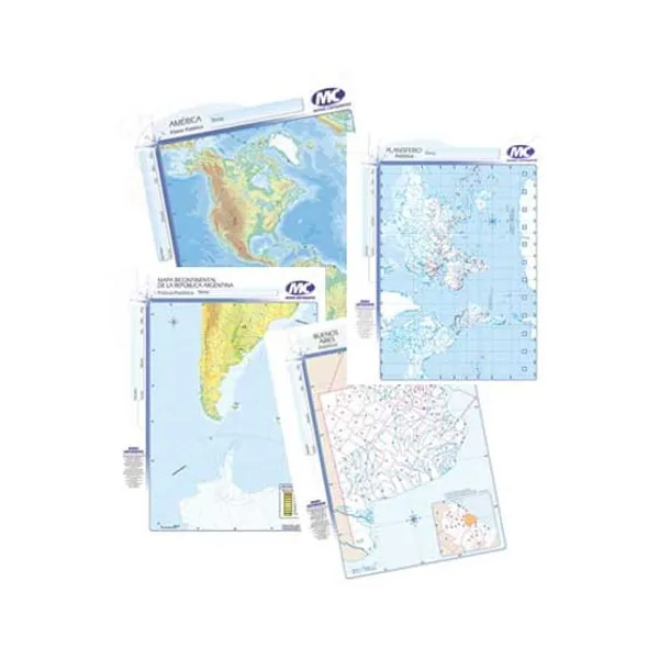 Block mapas m.c.n.° 3 antartida arg fp x40 unid
