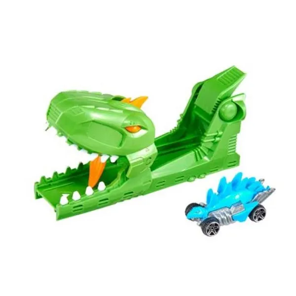 Teamsterz dino launcher lanzador + 1 vehiculo beast machines
