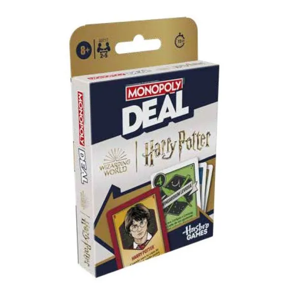 Hasbro family monopoly - juego de cartas harry potter