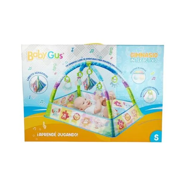 Gimnasio interactivo infantil en caja 55x7x38 cm