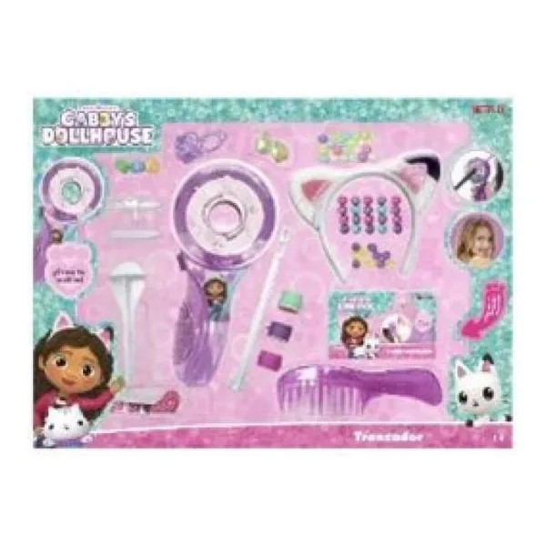 Trenzador con set de bijouterie y accesorios gabby doll house