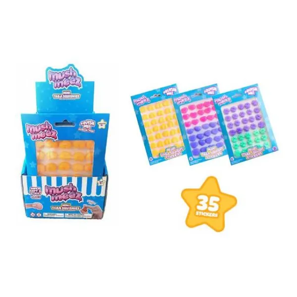 Mushmeez taba - tabla de stickers surtido