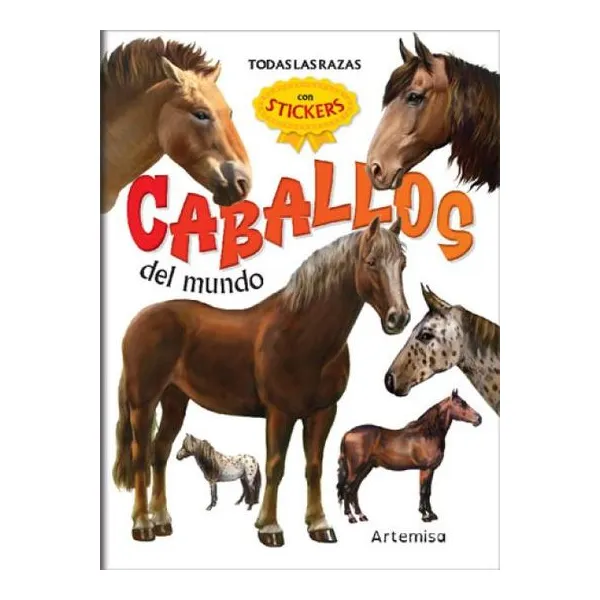Caballos del mundo con stickers