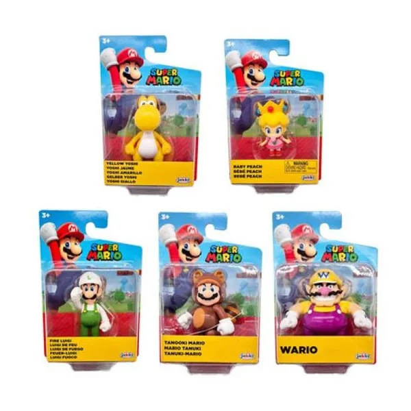 Figuras super mario 7 cm figuras coleccionables