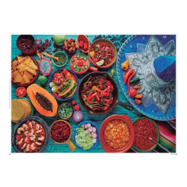 Rompecabezas comidas mexicanas 1000 piezas