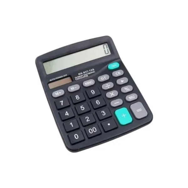 Calculadora 12 digitos 12x15 cm en caja
