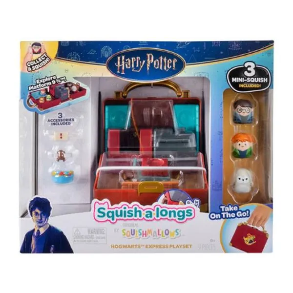 Squishalongs harry potter hogwarts express medium playset