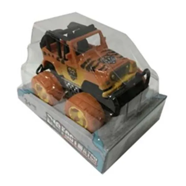 Jeep a fricción con ruedas de goma 16 x12 x11 cm