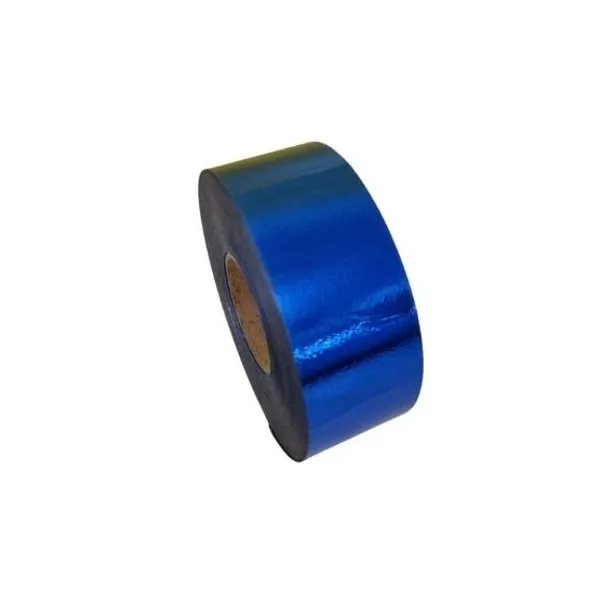 Cinta cintela metalizada 40 mmx 50 mtsazul