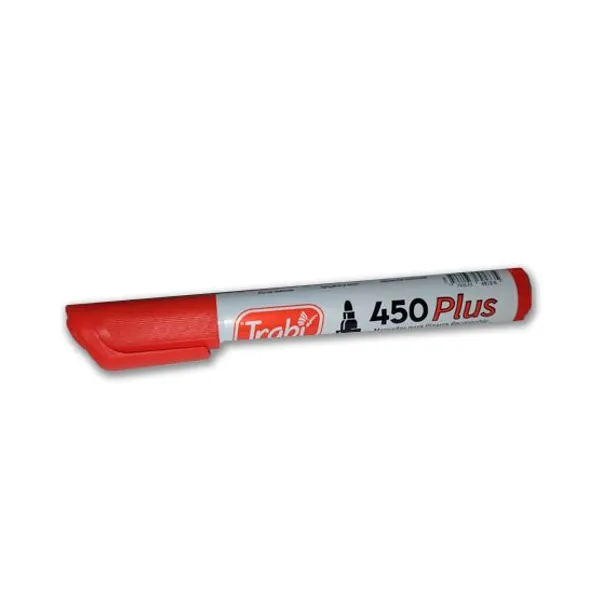 Marcador trabi 450 para pizarra cj.x 12 unid.rojo recargable