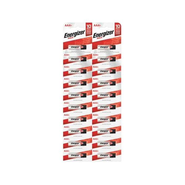 Pilas alcalinas Energizer aaa bl.x 1 unid.