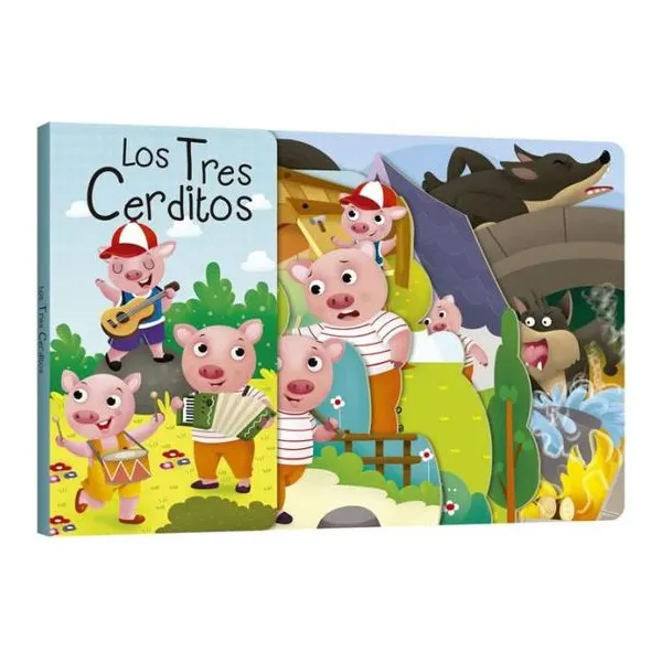 Tres cerditos- troquelados 20 14 cm