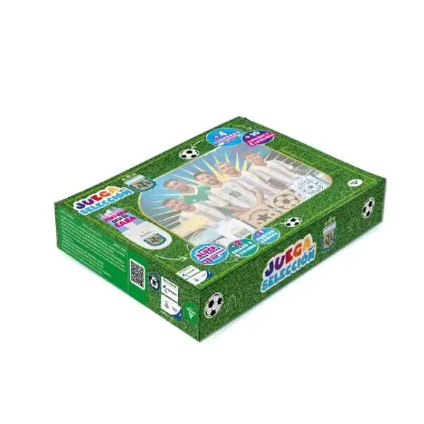 Caja editorial vertice juega con la seleccion AFA