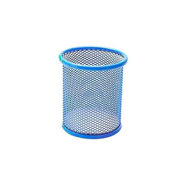 Portalapiz deli simple enrejado metálico azul