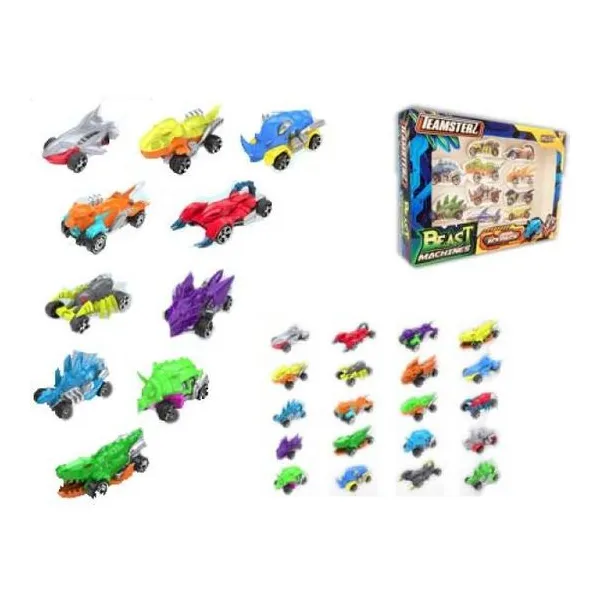 Teamsterz pack x10 metal beast machines vehiculo 7 cm surtidos