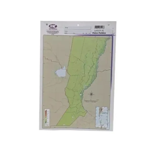 Block mapas m.c.n.° 5 pcia. santa fe fp x20 un