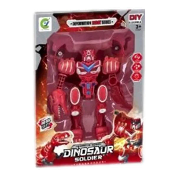 Transformer dinosaurio soldier 17 7 25 cm