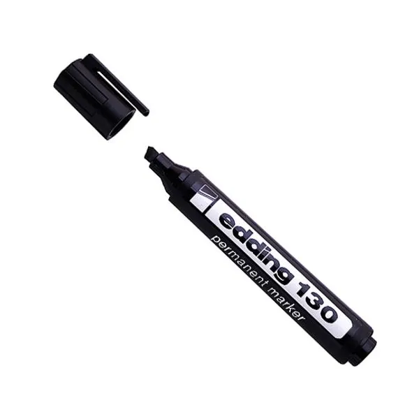 Marcador Edding e 130 perm.para bis.negro