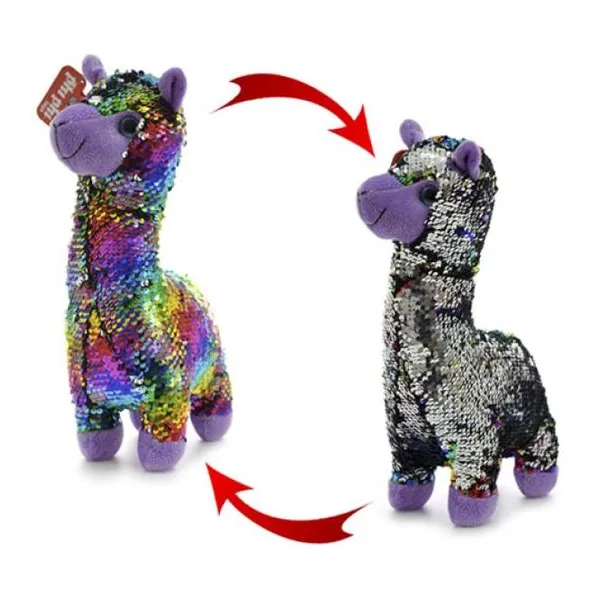 Llama de lentejuelas reversible 33 cm