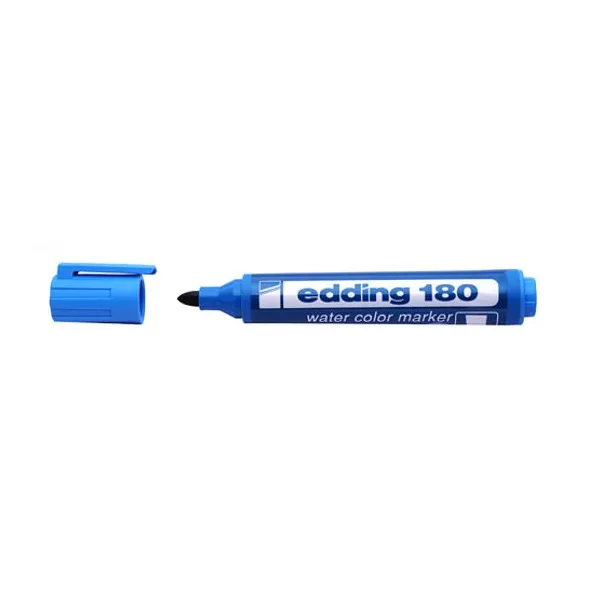 Marcador Edding e 180 al agua para red. celeste