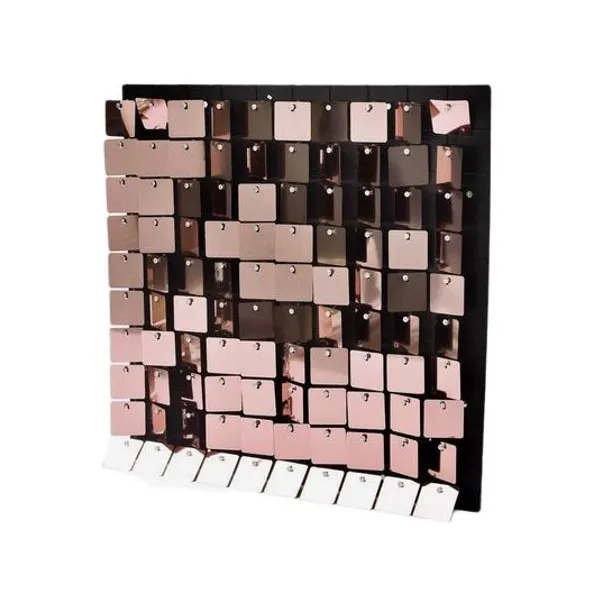 Panel shimmer wall cuadrado 30x30 cm x unidad multicolor
