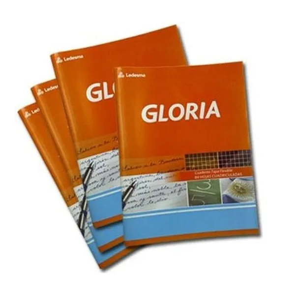 Cuaderno 16x21 liso t/f surtido 48h Gloria