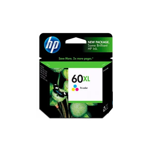 Cartucho HP liquidacion original 60 xl- cc644 wl tricolor