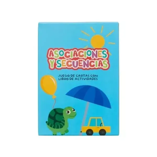 Cartas educativas barco de papel asociaciones y secuencias