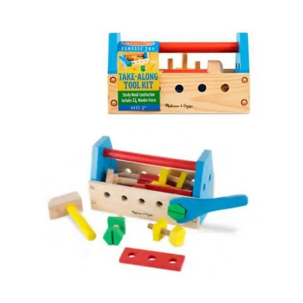 Melissa & doug take along kit - caja de herramientas
