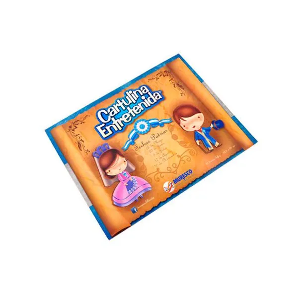 Block de dibujo Muresco cart.entretenida 20 hjs.fechas patrias