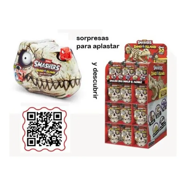 Smashers dino island t rex battle 20+ surprises