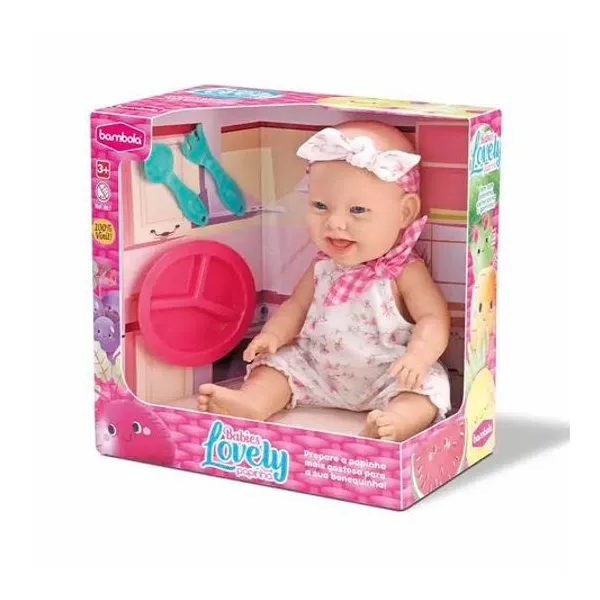 Bebé lovely papilla 34 cm con acc en caja 26x26x16 cm