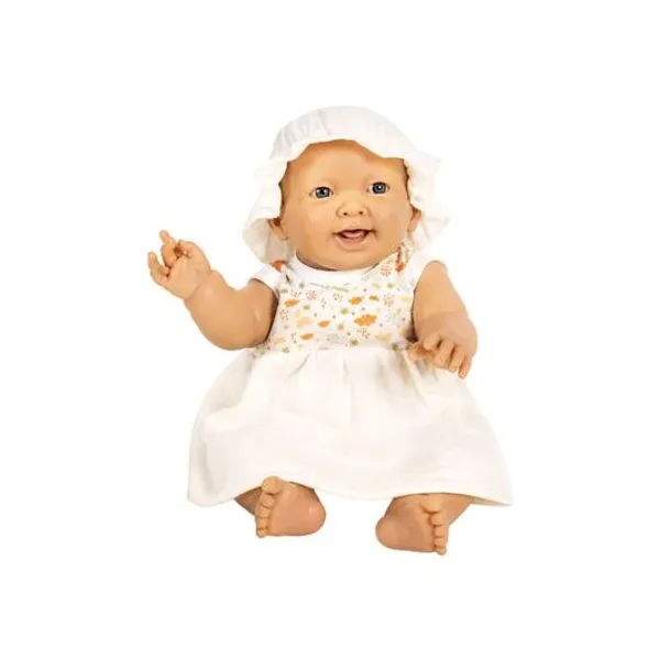 Bebé de plastisol juli con gorrito, dni y librito 38 cm casita modelos surtidos