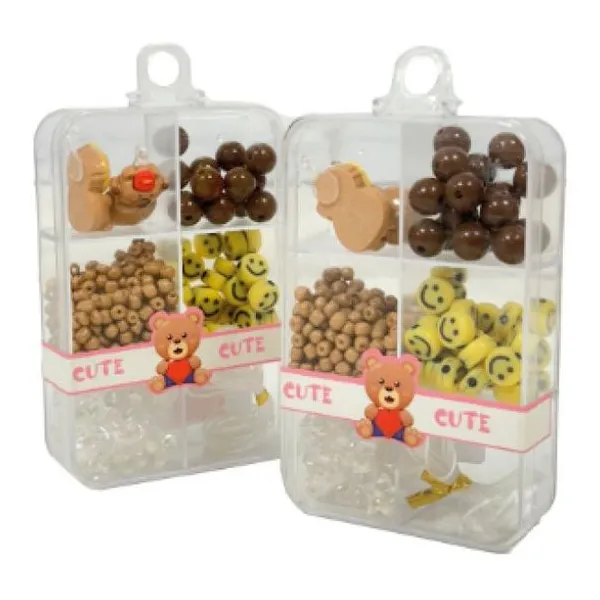 Capy set de mostacillas caja plástica 11 x7 cm