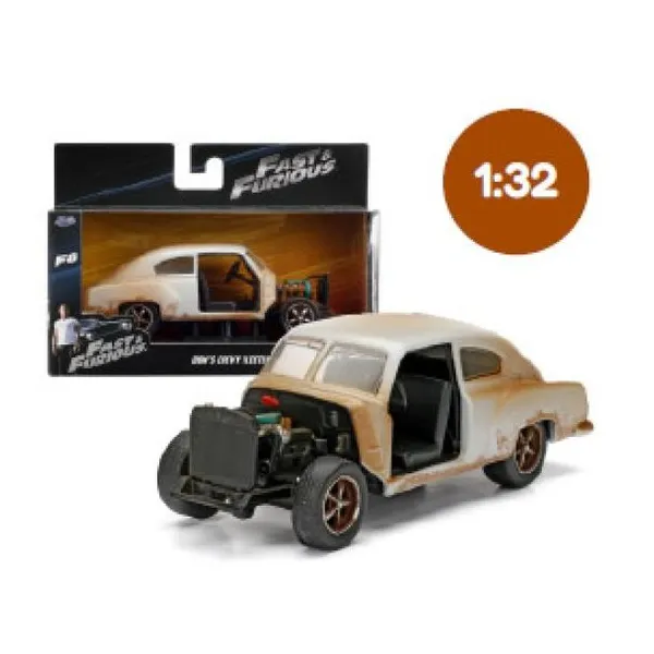 Jada - auto escala 1:32 fast & furious dom`s chevrolet fleetline 1951 gris - en