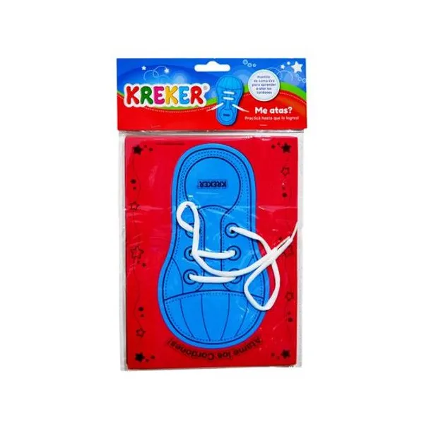 Juego didáctico de goma eva me atas? 19x26 cm Kreker