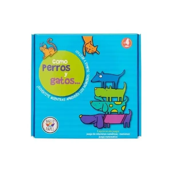 Juego de mesa barco de papel como perros y gatos