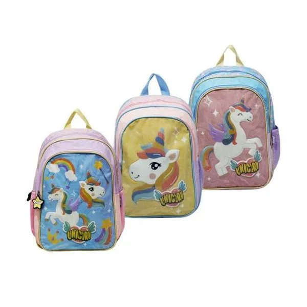 Mochila 14" espalda unicorn x unidad modelos surtidos lsyd
