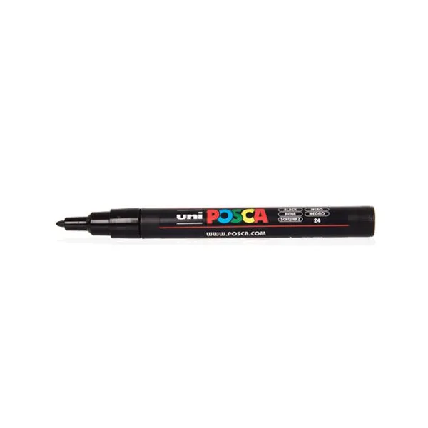 Marcador Uni posca al agua para fina negro