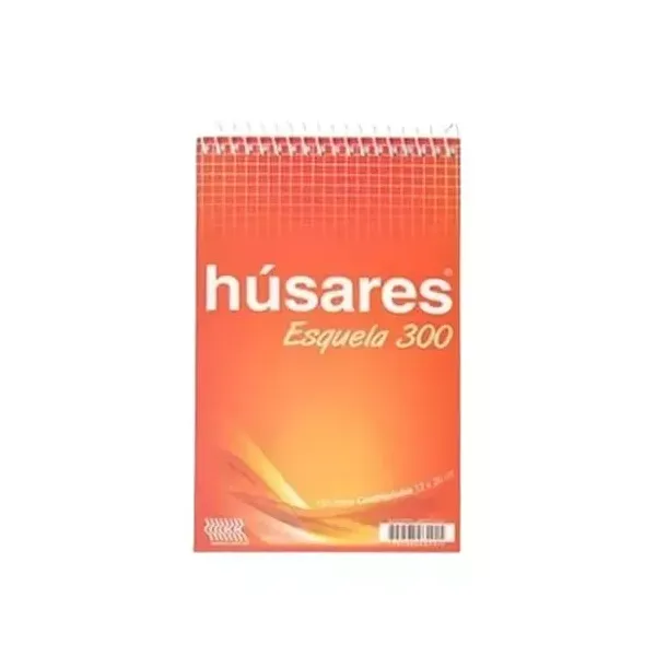 Block espiral husares tamaño a5 80 hjs.cuadro