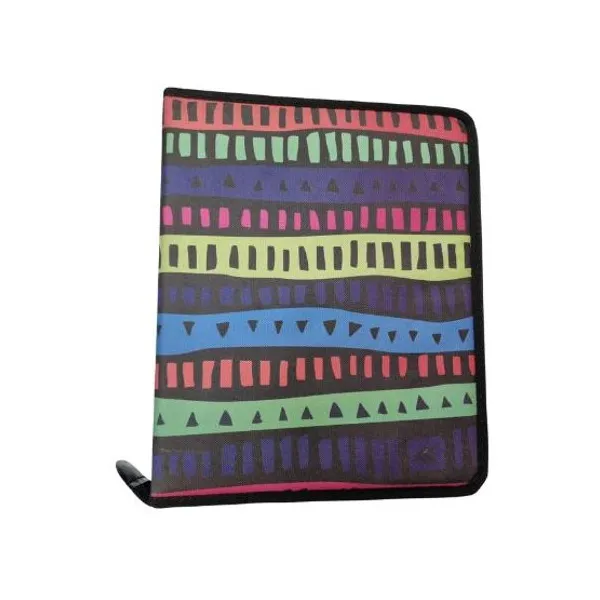Of.carpeta escolar con cierre m.e.atomik cordura