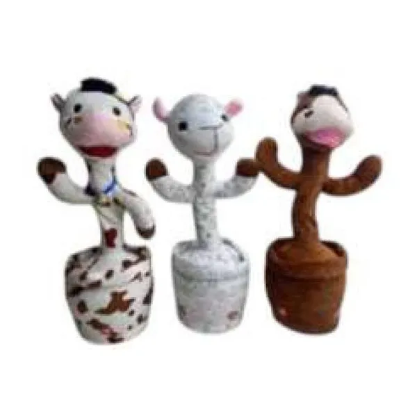 Vaca bailarina luz y sonido carga usb (en caja)