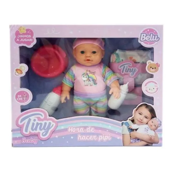 Bebote Tiny hora de hacer pipi 31 cm (cuerpo duro)