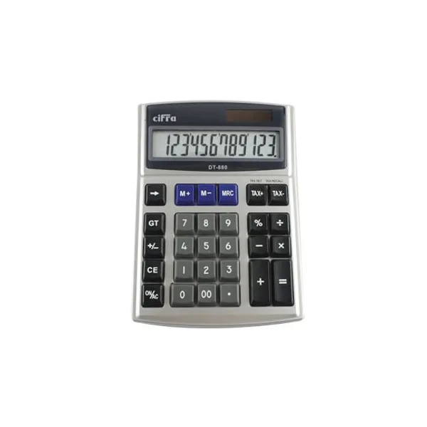 Calculadora cifra dt-880 12 dig.dual números grand