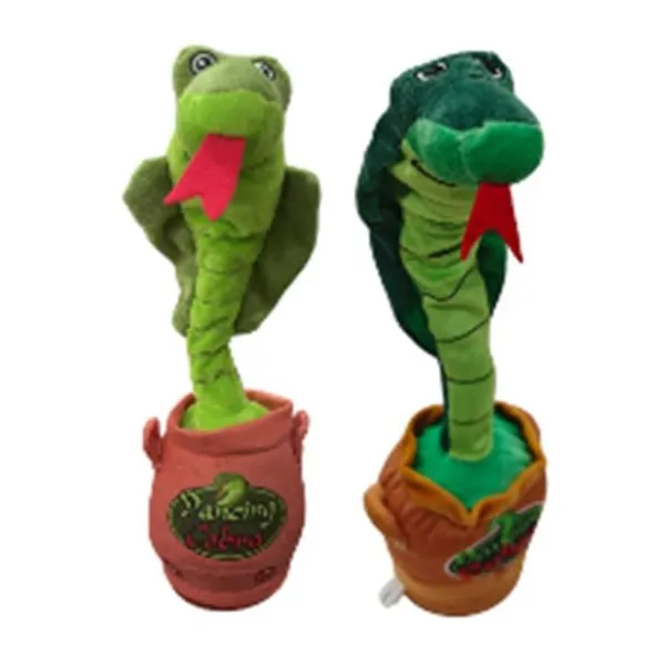 Serpiente bailarina luz y sonido carga usb 30 cm