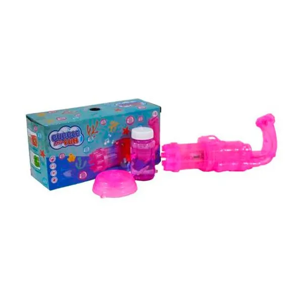 Burbujero con luz y sonido a pila en caja 19x10x7 cm colores surtidos