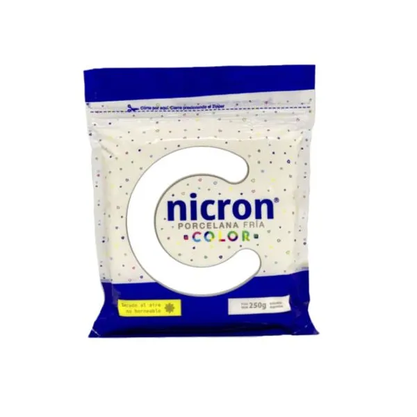 Porcelana en frio nicron color x250 grsblanco