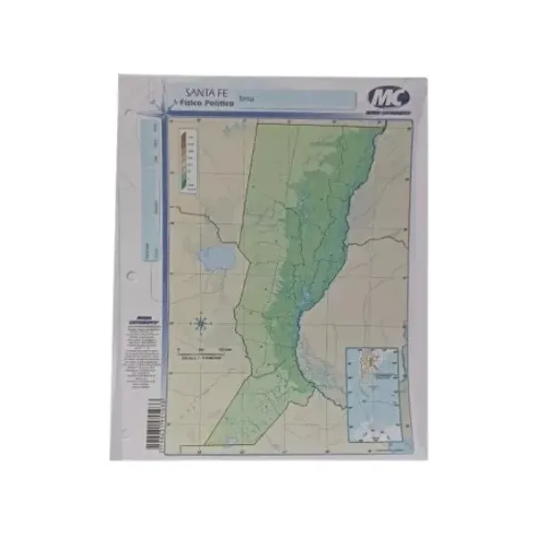 Block mapas m.c.n.° 3 pcia. santa fe fp x40 Uni