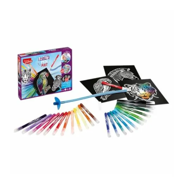 Set creativo con marcadores aerografos x24 en caja 21x17x4 cm Maped
